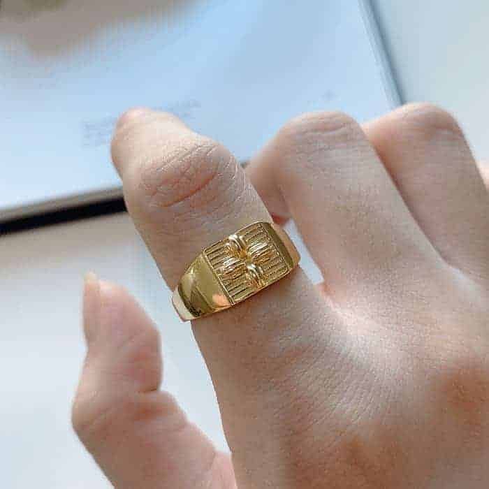 Cincin sale gold plated